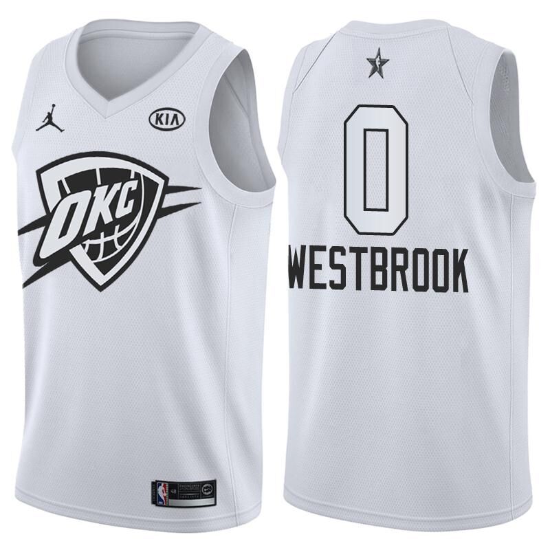 Russell Westbrook - 2018 All-Star White - Cliquez sur l'image pour la fermer